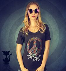 Damen T-Shirt Peace & Chillout